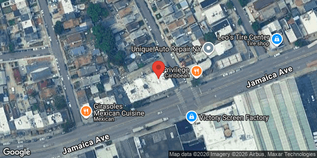 Aerial map of 184-25 JAMAICA AVENUE, Queens