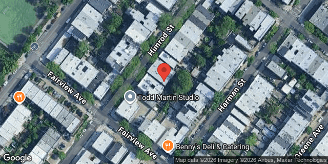 Aerial map of 20-16 HIMROD STREET, Queens