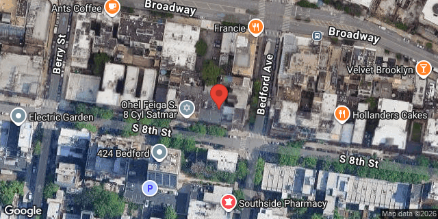 Aerial map of 117 SOUTH 8 STREET, Brooklyn