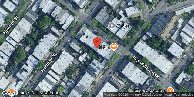 Aerial map of 484 GRANDVIEW AVENUE, Queens