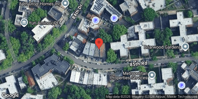 Aerial map of 141-21 85 ROAD, Queens