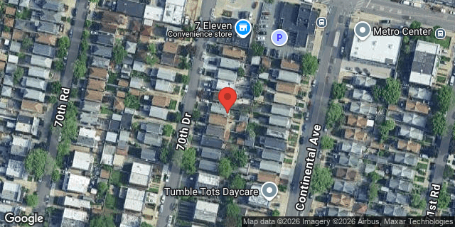 Aerial map of 90-38 70 DRIVE, Queens