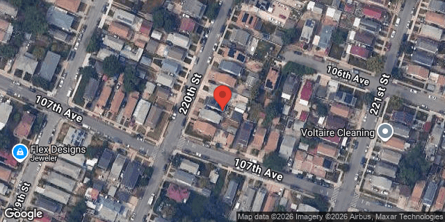 Aerial map of 106-11 220 STREET, Queens