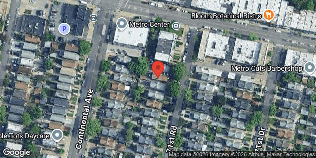 Aerial map of 91-59 71 ROAD, Queens