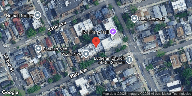 Aerial map of 172-39 90 AVENUE, Queens