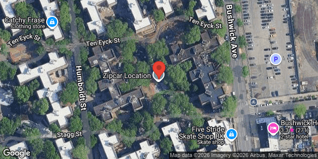 Aerial map of 226 HUMBOLDT STREET, Brooklyn