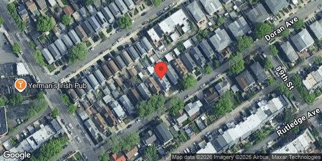 Aerial map of 88-25 DORAN AVENUE, Queens