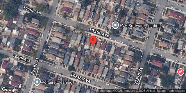 Aerial map of 221-22 105 AVENUE, Queens