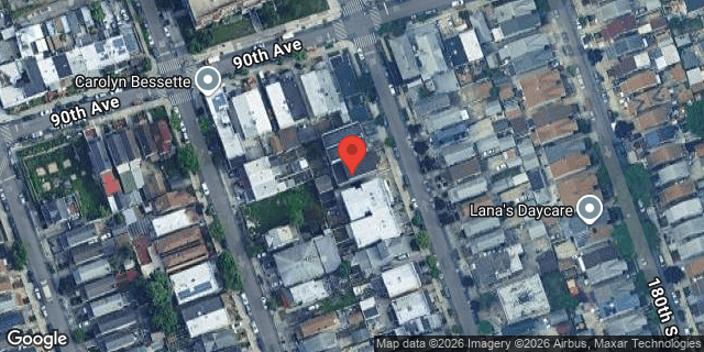 Aerial map of 90-16 179 PLACE, Queens