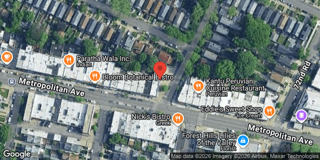 Aerial map of 104-09 METROPOLITAN AVENUE, Queens