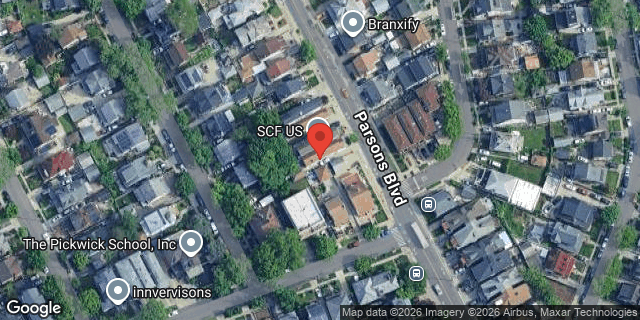 Aerial map of 85-66 PARSONS BOULEVARD, Queens