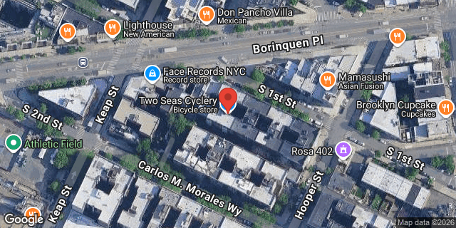 Aerial map of 356 SOUTH 1 STREET, Brooklyn