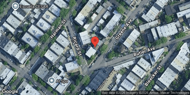 Aerial map of 2129 GREENE AVENUE, Queens