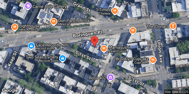 Aerial map of 377 SOUTH 1 STREET, Brooklyn