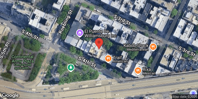 Aerial map of 221 SOUTH 4 STREET, Brooklyn