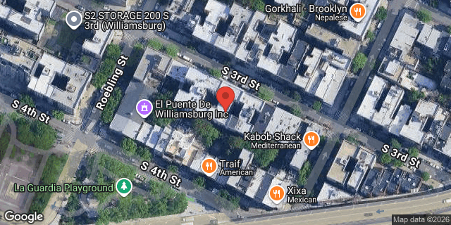 Aerial map of 224 SOUTH 3 STREET, Brooklyn