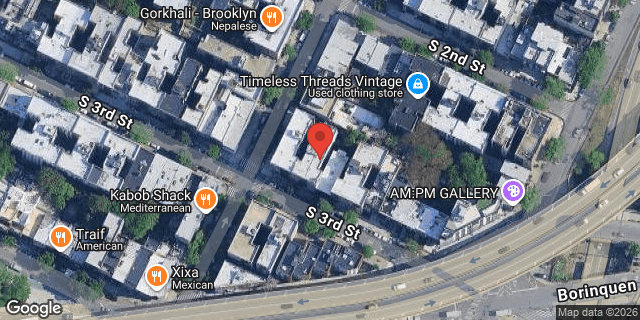 Aerial map of 241 SOUTH 3 STREET, Brooklyn