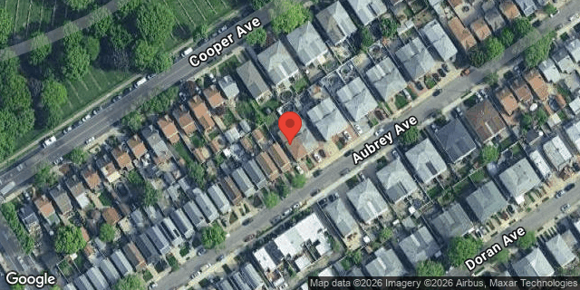 Aerial map of 88-39 AUBREY AVENUE, Queens