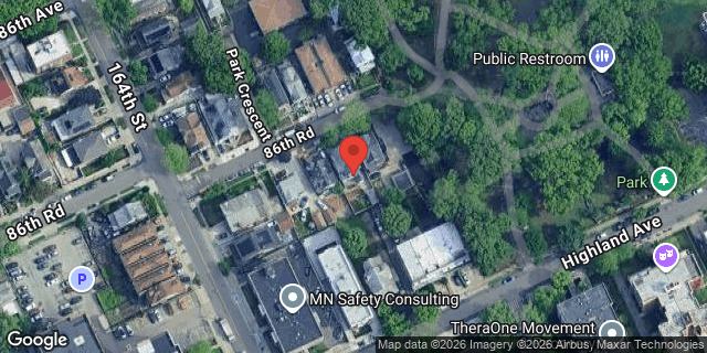 Aerial map of 164-20 86 ROAD, Queens