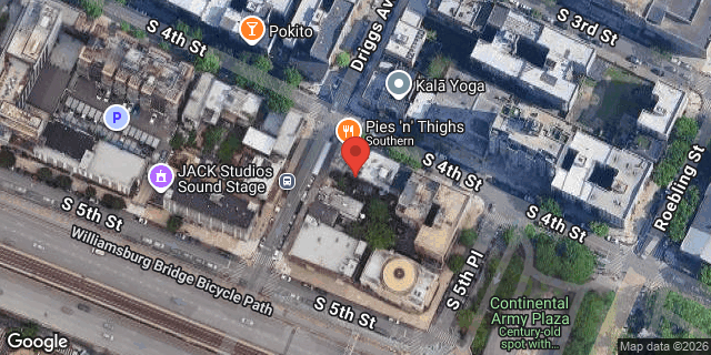 Aerial map of 168 SOUTH 4 STREET, Brooklyn