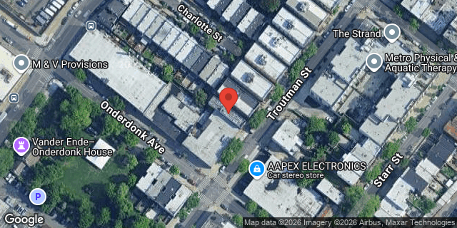 Aerial map of 18-61 TROUTMAN STREET, Queens