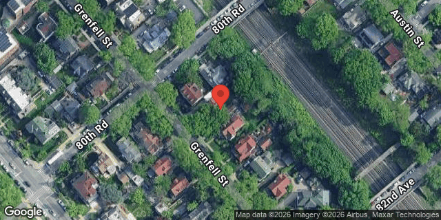 Aerial map of 80-51 GRENFELL STREET, Queens
