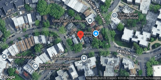 Aerial map of 142-05 84 DRIVE, Queens