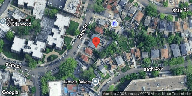 Aerial map of 143-28 84 DRIVE, Queens