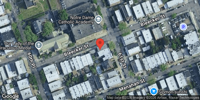 Aerial map of 62-46 61 STREET, Queens