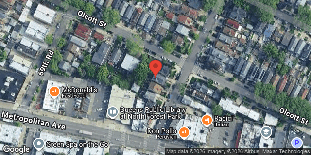 Aerial map of 90-15 70 AVENUE, Queens