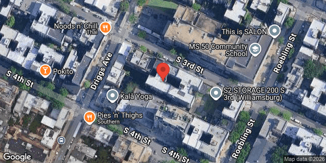 Aerial map of 182 SOUTH 3 STREET, Brooklyn