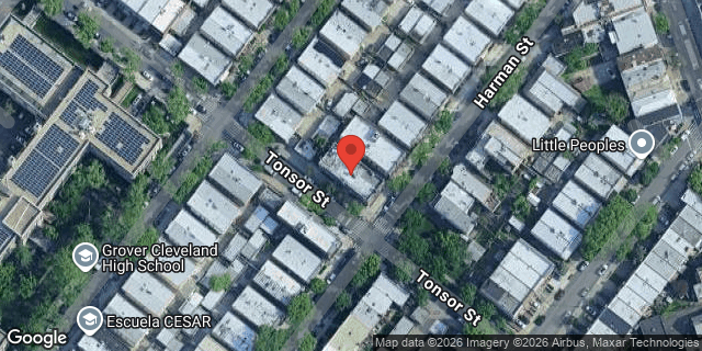 Aerial map of 2203 HARMAN STREET, Queens