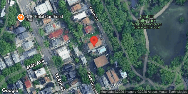 Aerial map of 85-36 165 STREET, Queens