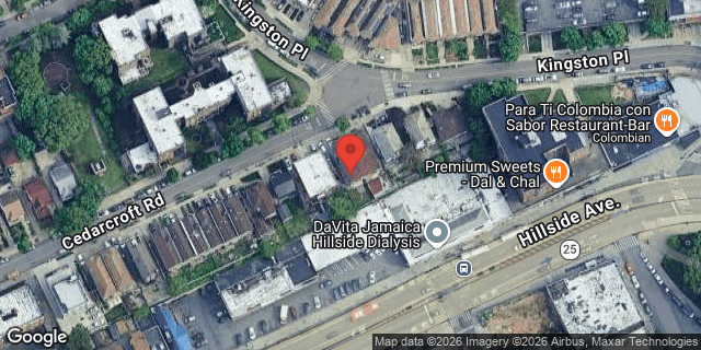Aerial map of 170-64 CEDARCROFT ROAD, Queens