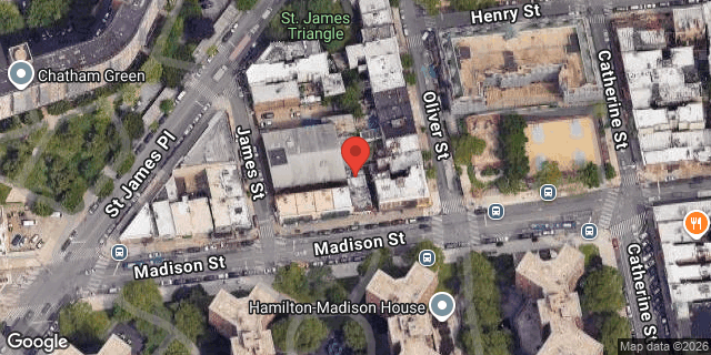 Aerial map of 47 MADISON STREET, Manhattan