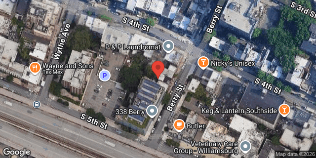 Aerial map of 330 BERRY STREET, Brooklyn