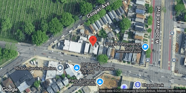 Aerial map of 89-29 METROPOLITAN AVENUE, Queens