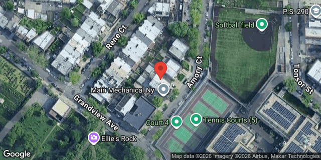 Aerial map of 21-17 AMORY COURT, Queens