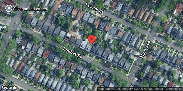 Aerial map of 71-37 LOUBET STREET, Queens