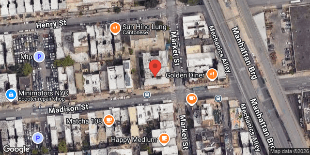 Aerial map of 35 MARKET STREET, Manhattan