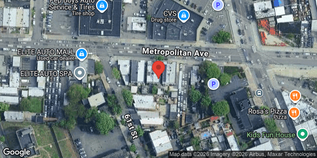 Aerial map of 61-12 METROPOLITAN AVENUE, Queens