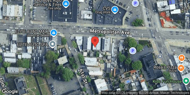 Aerial map of 61-10 METROPOLITAN AVENUE, Queens