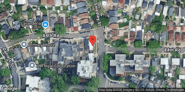 Aerial map of 143-44 84 ROAD, Queens