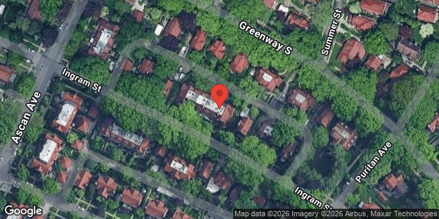 Aerial map of 42 INGRAM STREET, Queens