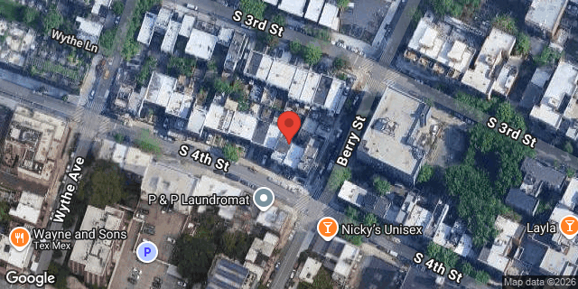 Aerial map of 85 SOUTH 4 STREET, Brooklyn