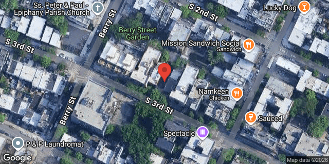 Aerial map of 107 SOUTH 3 STREET, Brooklyn