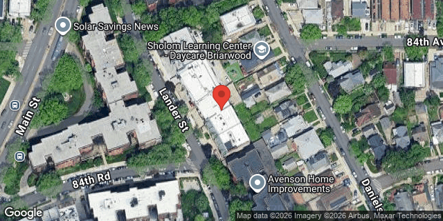 Aerial map of 84-19 LANDER STREET, Queens