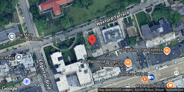 Aerial map of 178-26 WEXFORD TERRACE, Queens