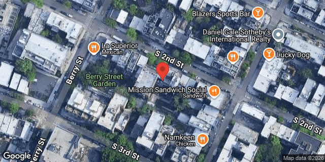 Aerial map of 122 SOUTH 2 STREET, Brooklyn