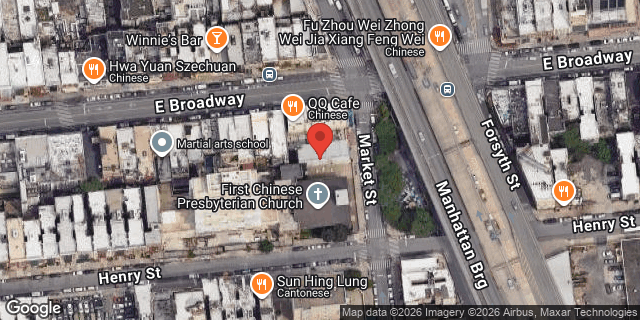 Aerial map of 13 MARKET STREET, Manhattan